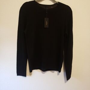 rag & bone Black Crew Neck Sweater